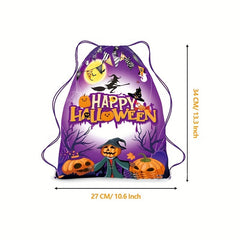 Halloween Gift Kids Drawstring Backpack Storage Bag