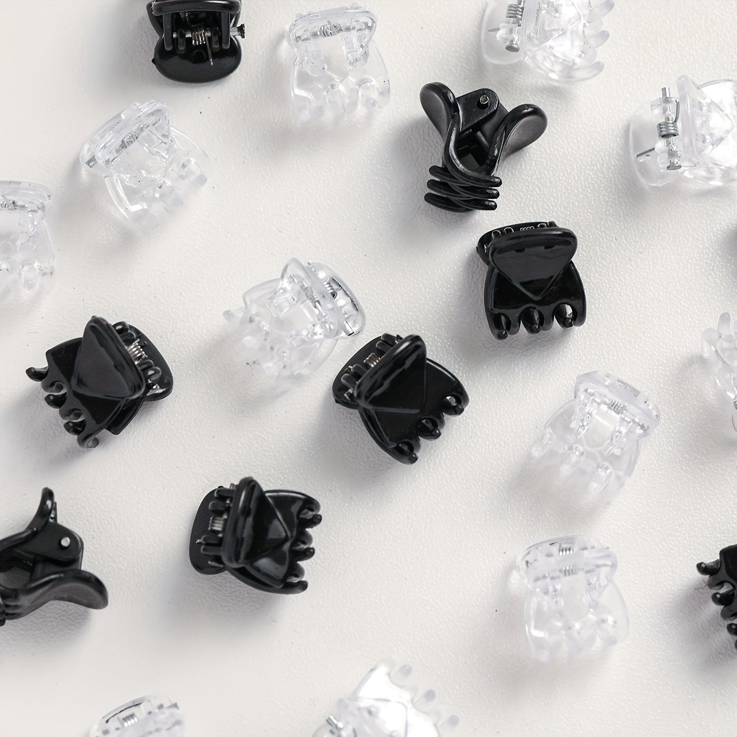 24pcs Mini Shark Claw Hair Accessories For Women