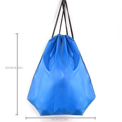 Lightweight Drawstring Gym Bag & Backpack with Multiple Pockets