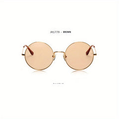 Retro Round Frame Men's Sunglasses Anti UVA UVB