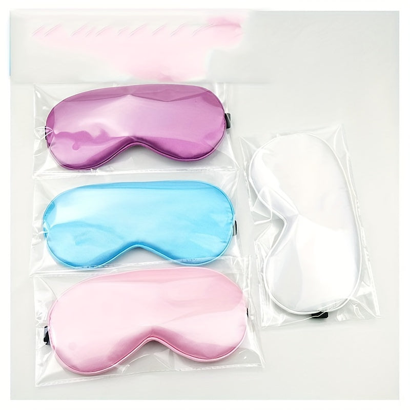 Soft Blackout Eye Mask with Strap for Travel Rest Nap