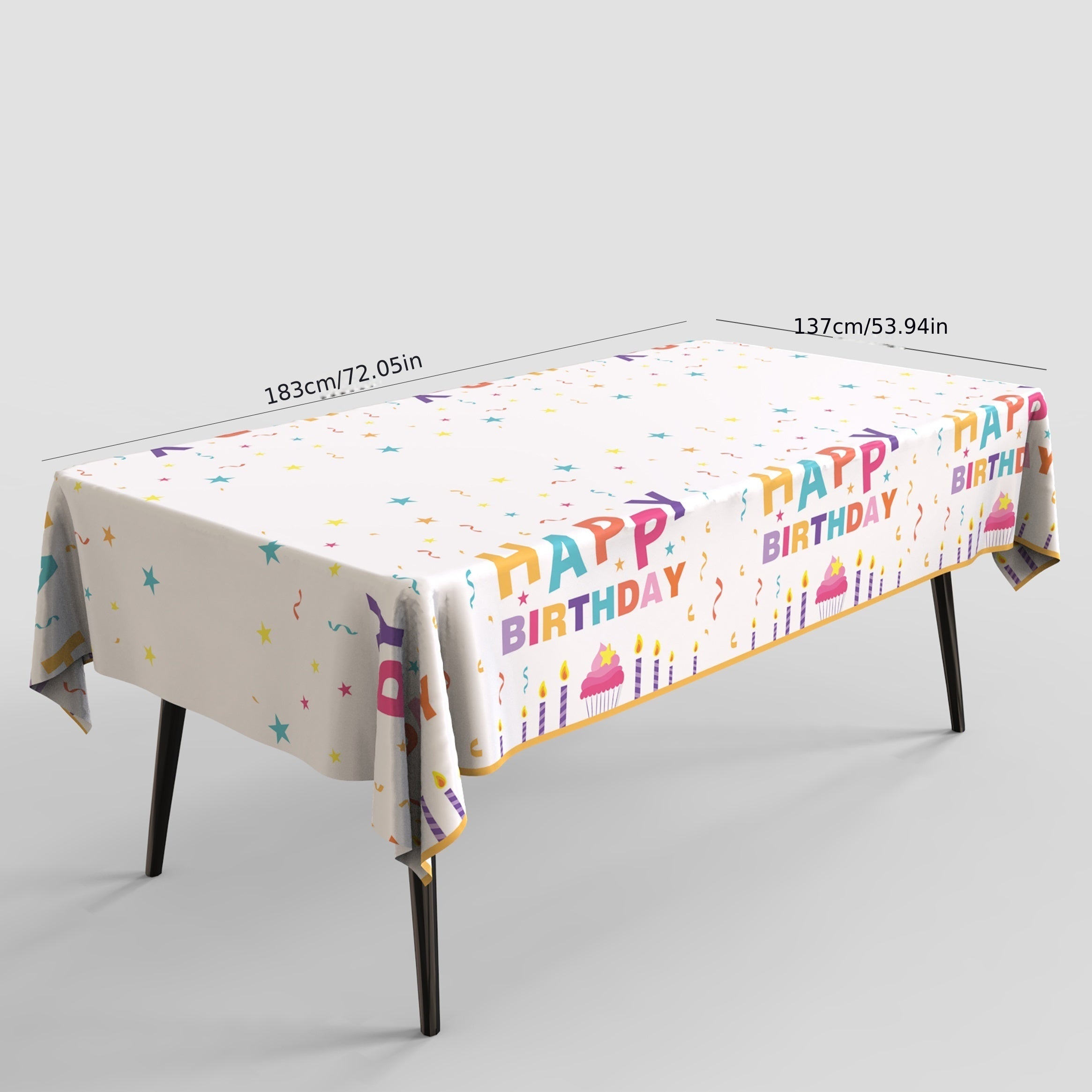 Waterproof Disposable Tablecloth for Unforgettable Birthday Party