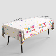 Waterproof Disposable Tablecloth for Unforgettable Birthday Party