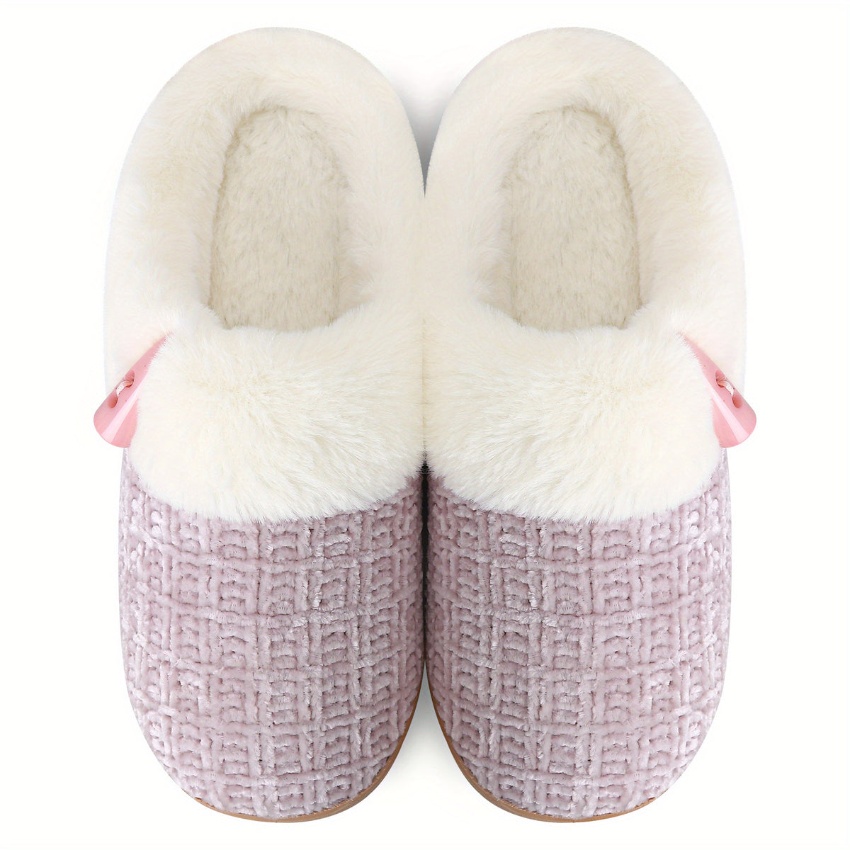 Women's Memory Foam Slippers Plush Lined Warm Indoor Shoes