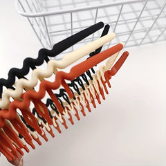 Non Slip Toothed Headband for Face Wash