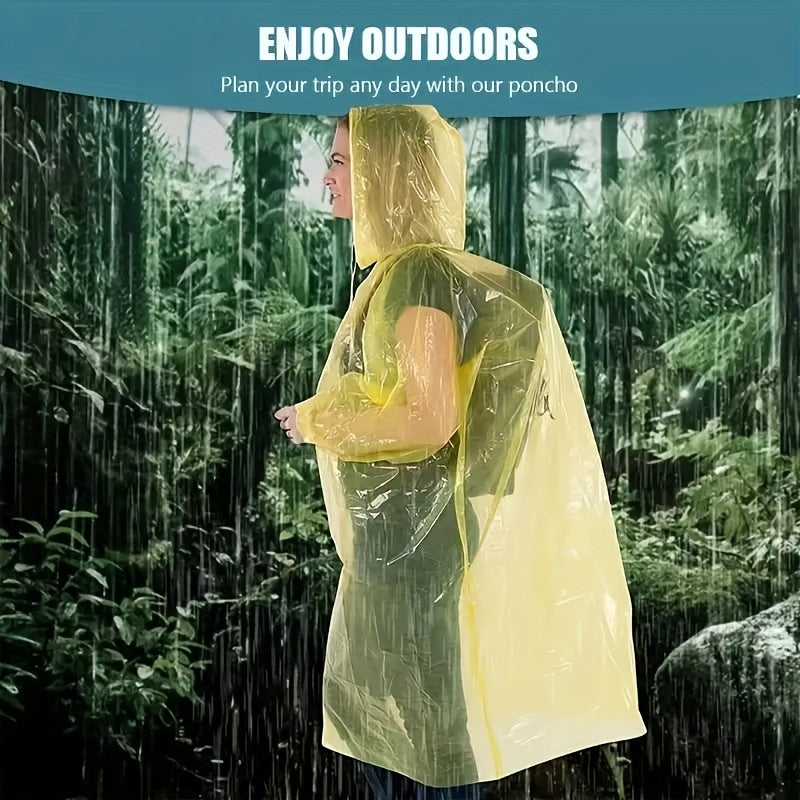 Waterproof Disposable Raincoat for Outdoor Hiking Camping