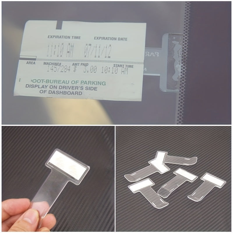 Car Parking Ticket Permit Holder Clip Sticker For Windscreen Window