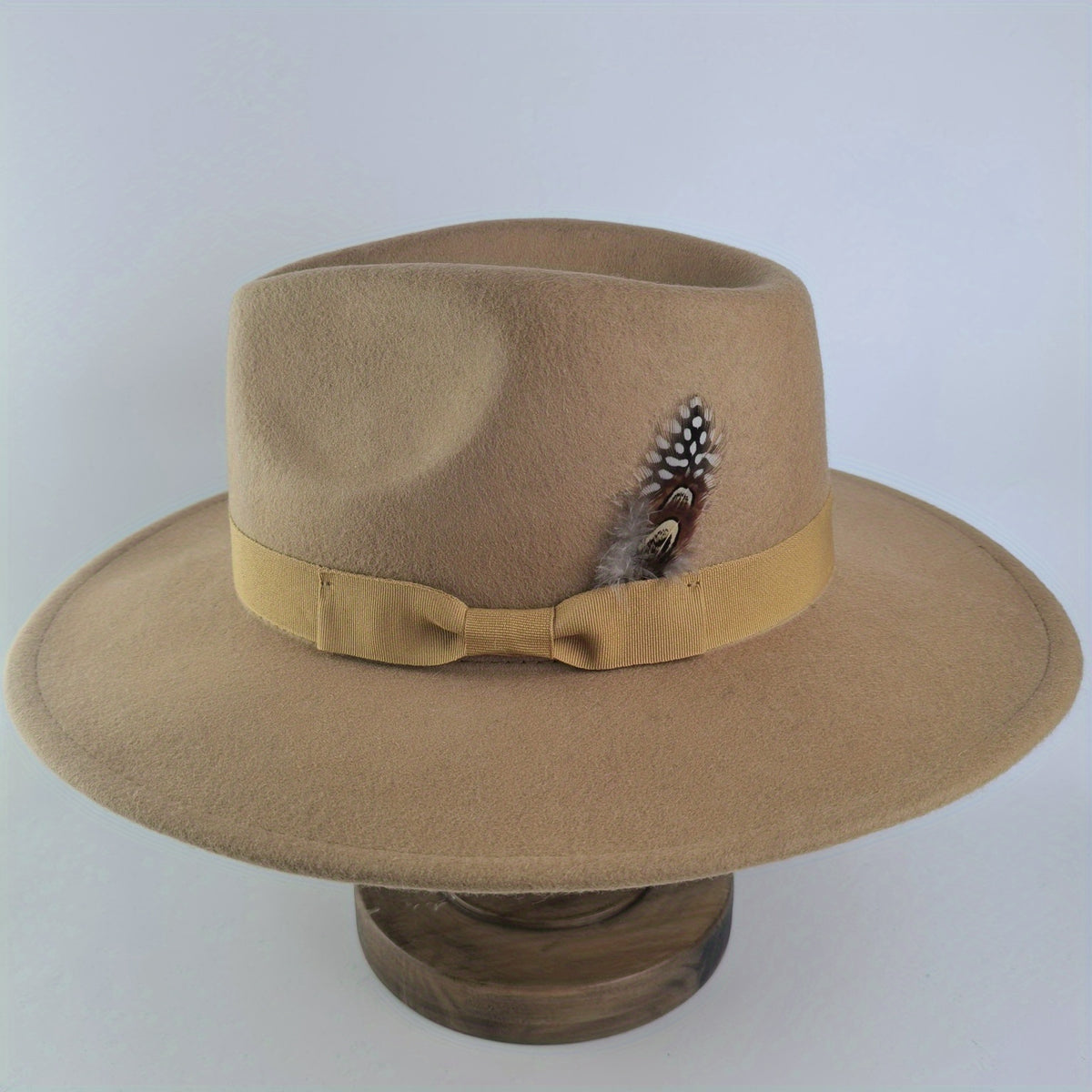 Feather Army Green Hat Western Cowboy Hat Sun Hat Men's And Women's Hats