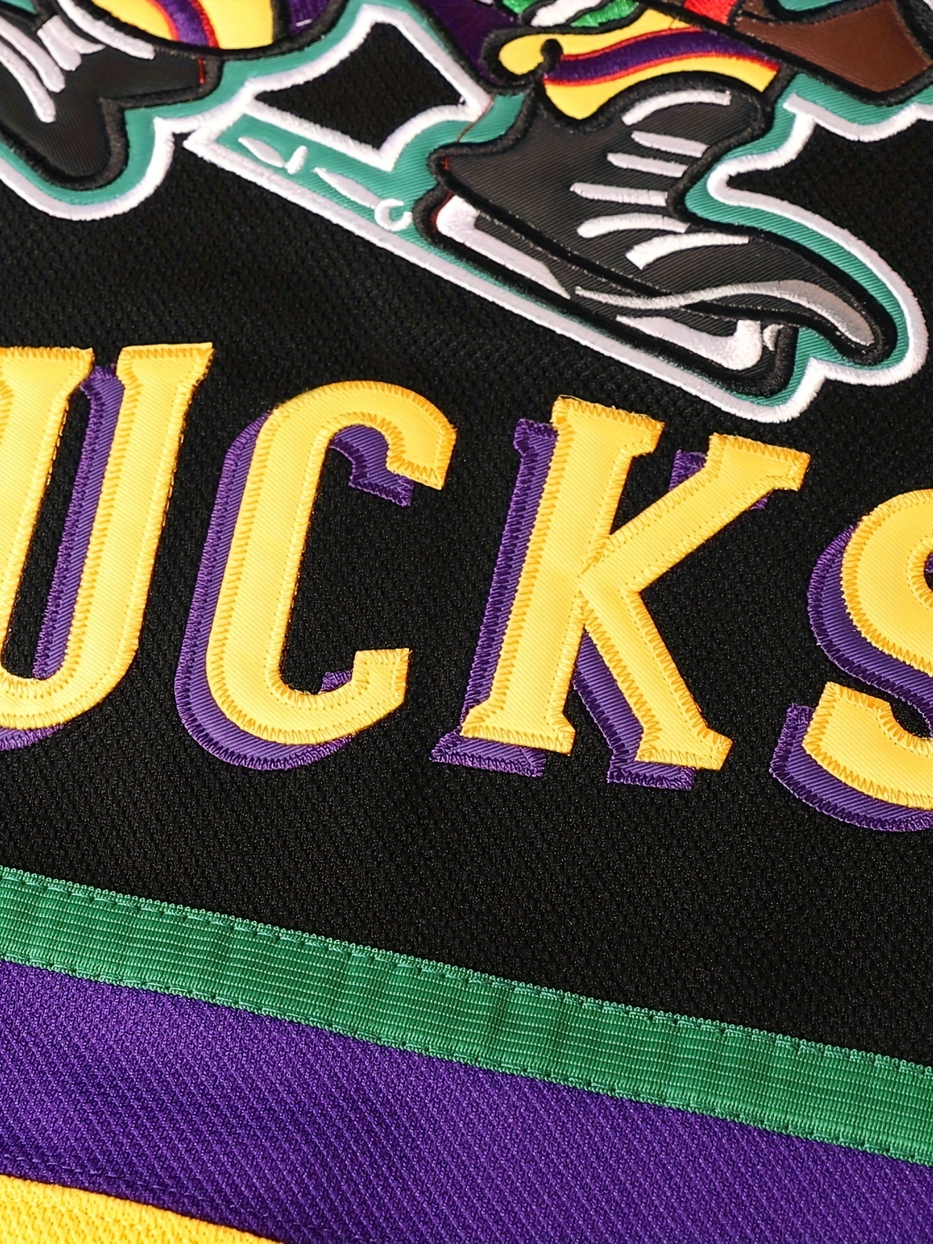 Men's Long Sleeve Hockey Jersey 96 Duck Embroidered Sweatshirt