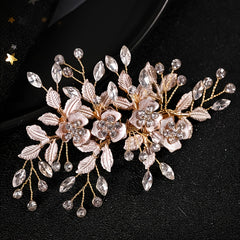 Floral Bridal Hair Comb Wedding Hair Accessory