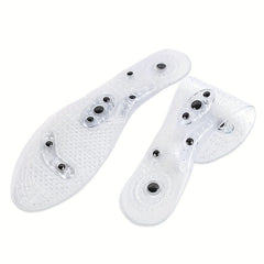 Acupressure Magnetic Massage Insoles Men Women Silicone Foot Massager Shoe Pad