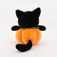 Halloween Cat Plush & Pumpkin Stuffed Animal Combo
