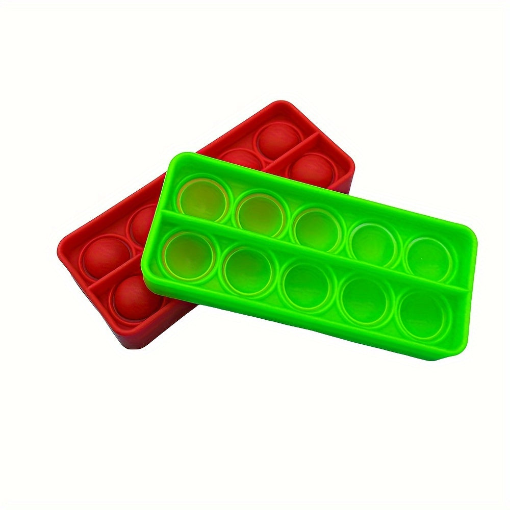 6 Pack Silicone Ten Frames Popper Math Learning Fidget Sensory Toys