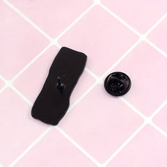Minimalist Men's Brooch - I Believe Slogan Pin