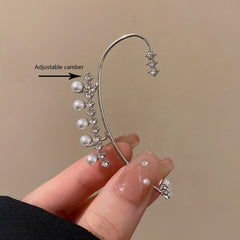 Women's Pearl Rhinestone Ear Accessories - Holiday Gift
