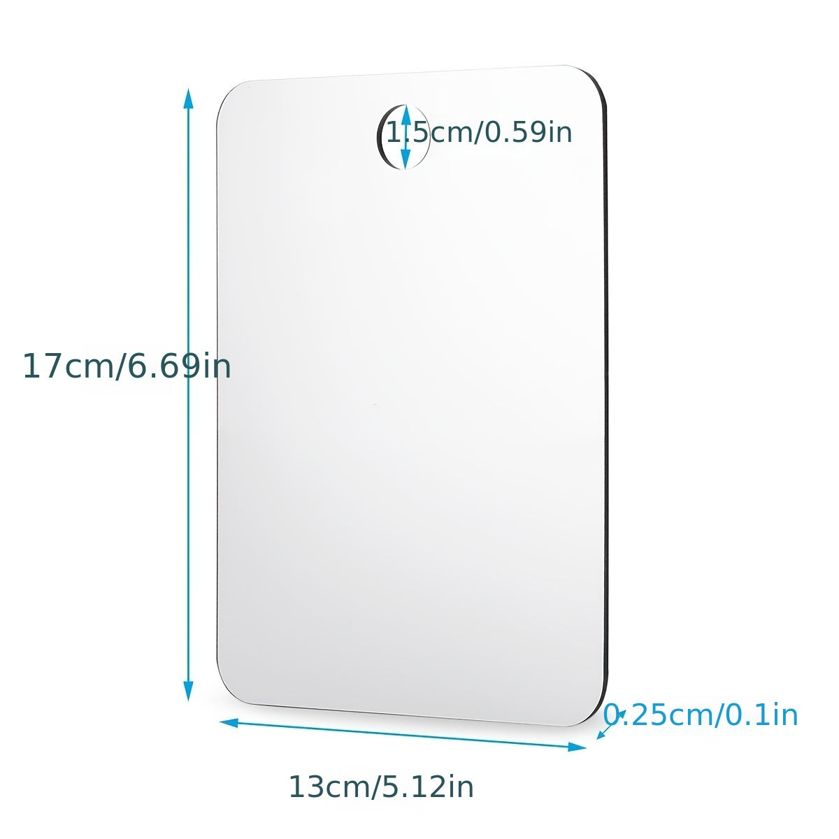 Portable Fogless Shower Mirror for Men and Women