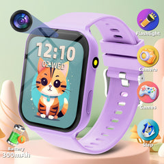 SIMSONPRO Youngsters Smart Watch with Touch Screen Camera Flashlight
