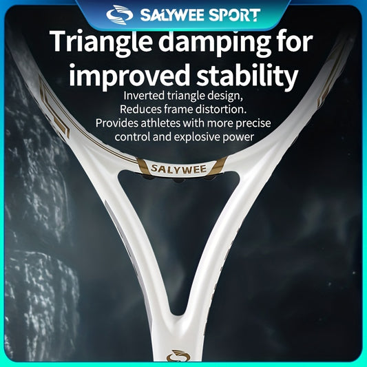 Carbon Fiber Tennis Racket 60-70 lbs Ultralight 287g for Pro Player + Bag