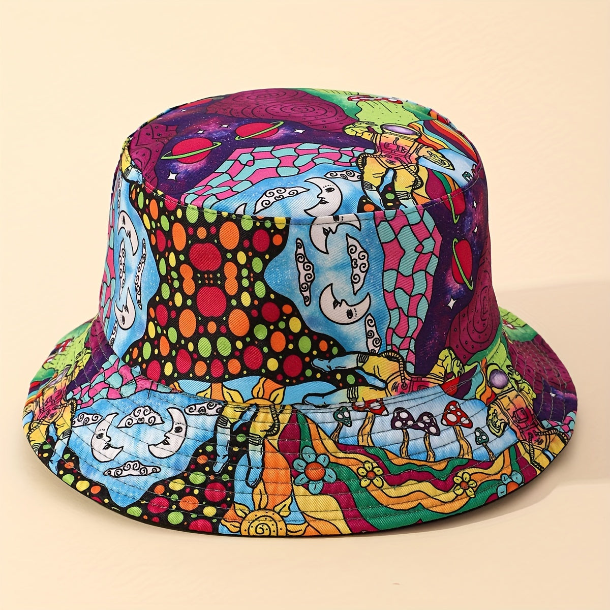 Men's Ethnic Style Pattern Fisherman Hat
