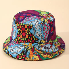 Men's Ethnic Style Pattern Fisherman Hat