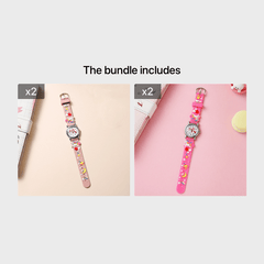 Cartoon Unicorn Silicone Watch Decorative Accessories Gift For Girls