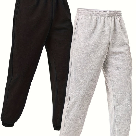 Men's Casual 2pcs Stretch Jogger Pants