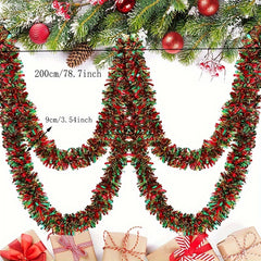 5pcs Christmas Tree Garland Decoration Indoor/Outdoor Party Decor