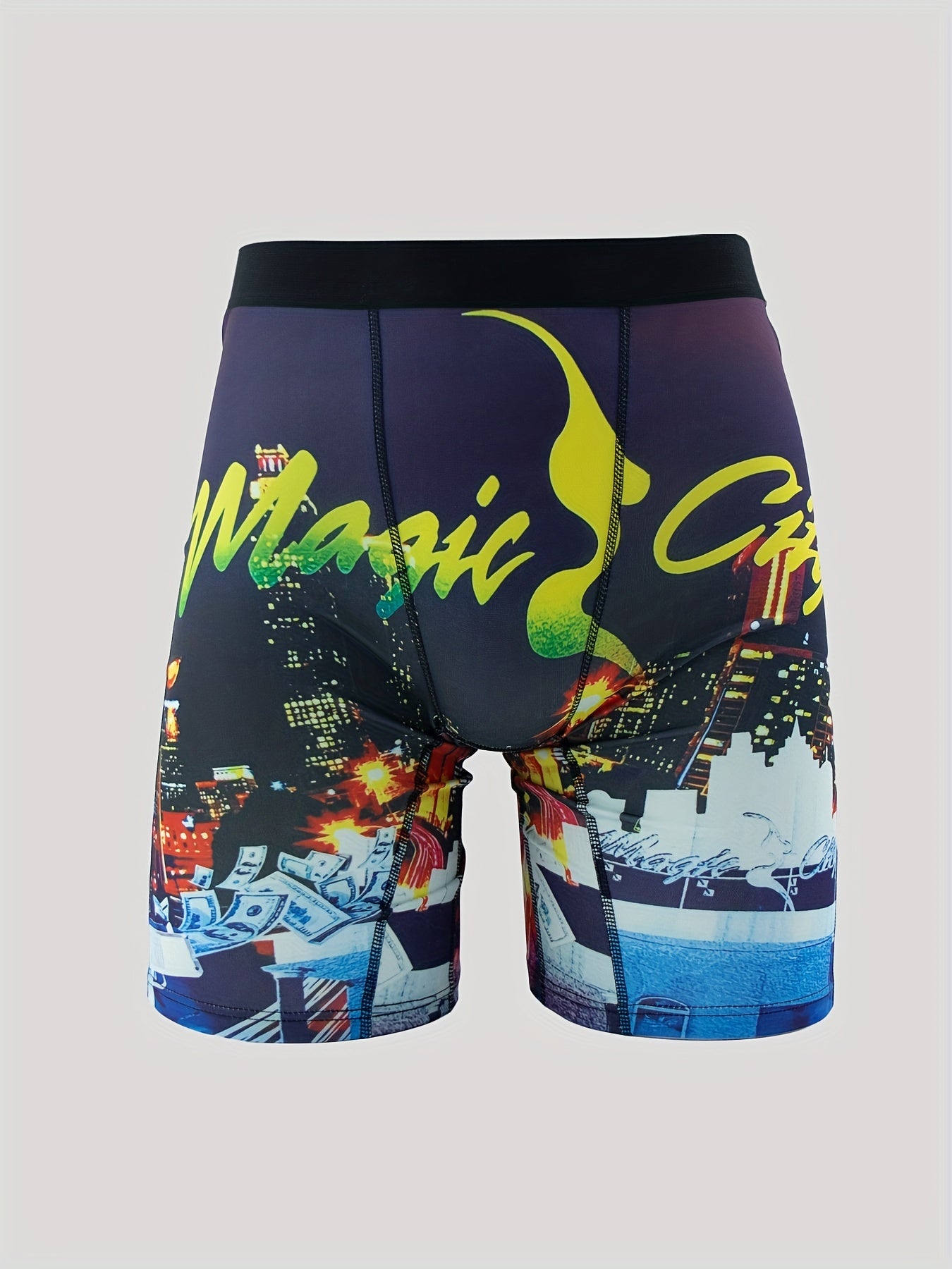 Men's Stylish Magic City Boxers High Stretch Breathable Comfort
