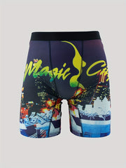 Men's Stylish Magic City Boxers High Stretch Breathable Comfort