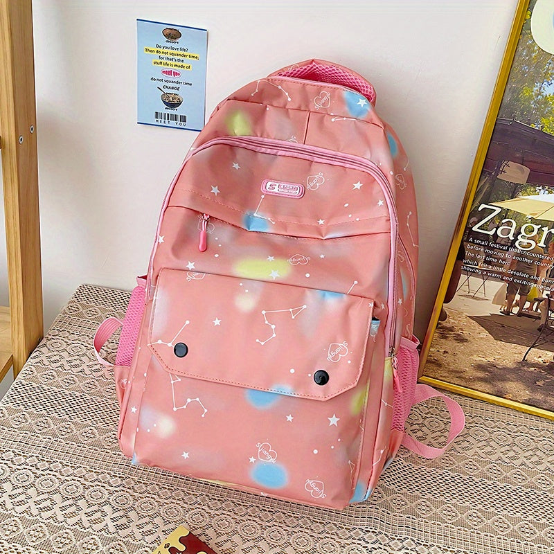 Rainbow Tie Dye Backpack Large Capacity Schoolbag