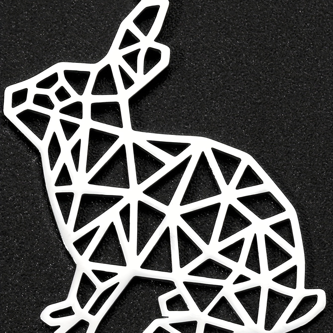 Stainless Steel Rabbit Keychain for Men
