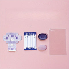 Transforming Dollhouse Cleaning Lab Mini Soap Box & Bathing Set