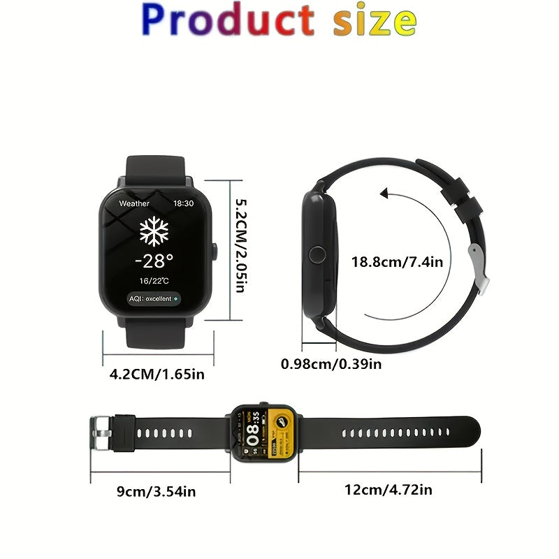 Unisex Smartwatch Wireless Calling Multiple Sports Modes Sedentary Alert