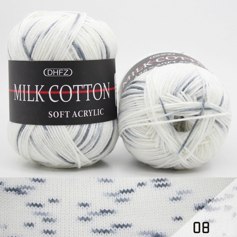 2pcs Gradient Soft Yarn for Crocheting and Knitting 164Yards