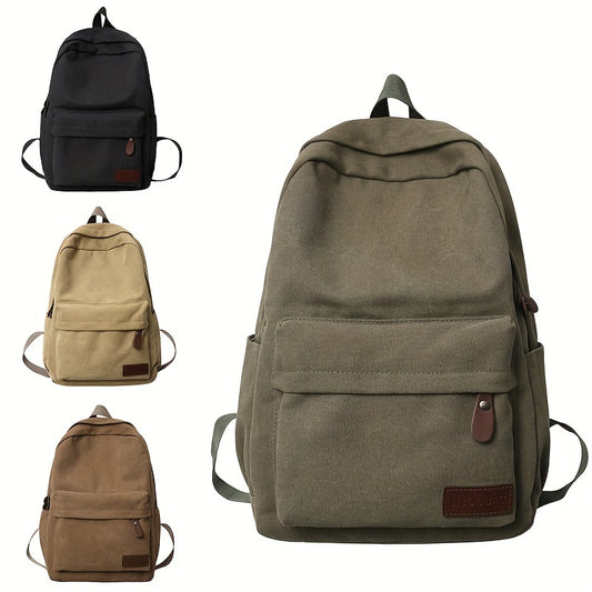 Canvas Backpack Large Capacity