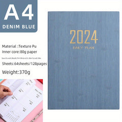A4 English Weekly Planner Notebook for Daily Planning and Note-Taking