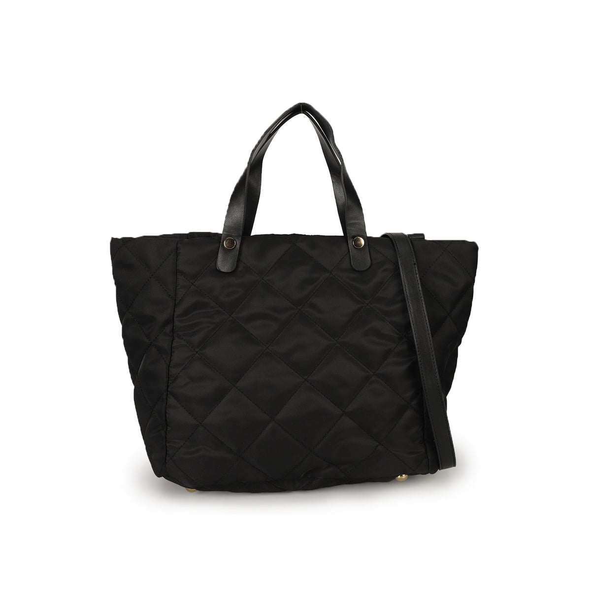 Quilted Tote Bag Nylon Shoulder Bag Women's Casual Handbag