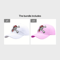 Skull Embroidered Baseball Cap Sun Protection Visor