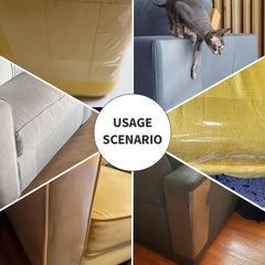 6pcs Cat Scratch Deterrent Tapes Anti Scratching Sticky Tapes