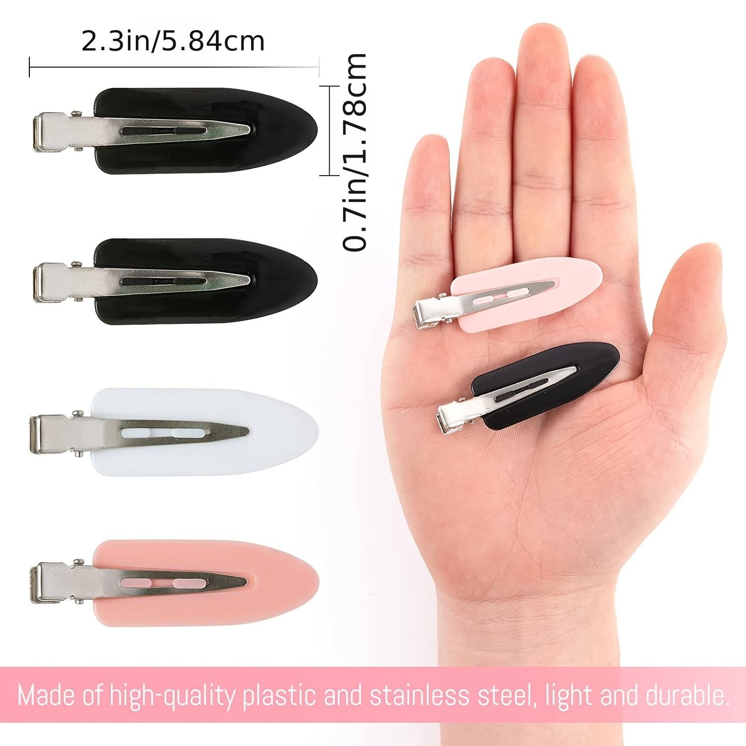 8pcs No Bend Hair Clip No Crease Hair Clips Styling Clips No Dent Hair Barrettes