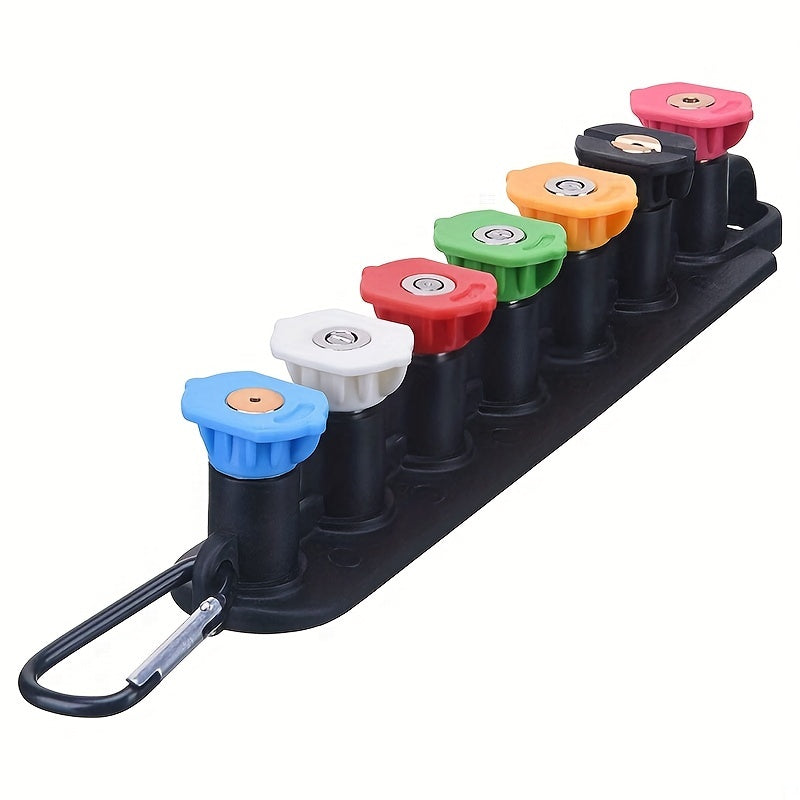 High Pressure Washer Tips Set 5-7 Nozzle Heads 2.54-10 Quick Connect 4000 PSI