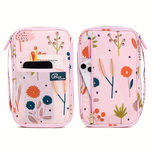 Lychii Passport Wallet Family Organizer RFID Blocking