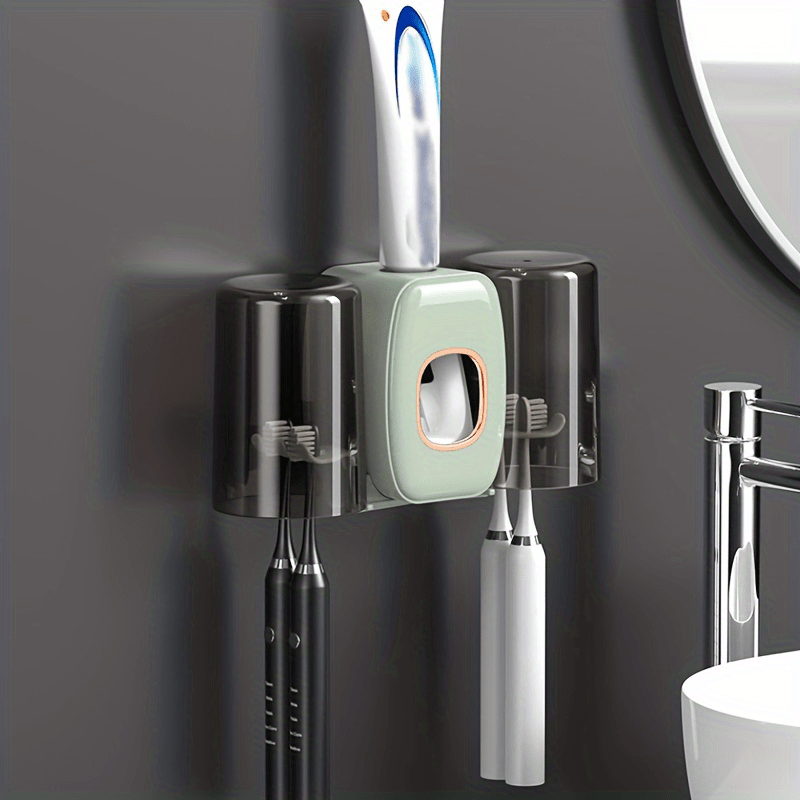 Automatic Toothpaste Squeezer with Cup & Holder