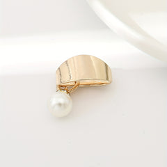 Pearl Pendant Scarf Ring Pin Clip Shawl Fixed Buckle