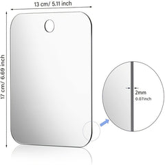 Portable Acrylic Mirror with Suction Cup for Makeup and Travel