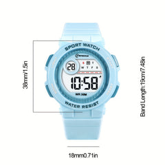 Electronic Watch Night Glow alarm Clock calendar stopwatch Functional