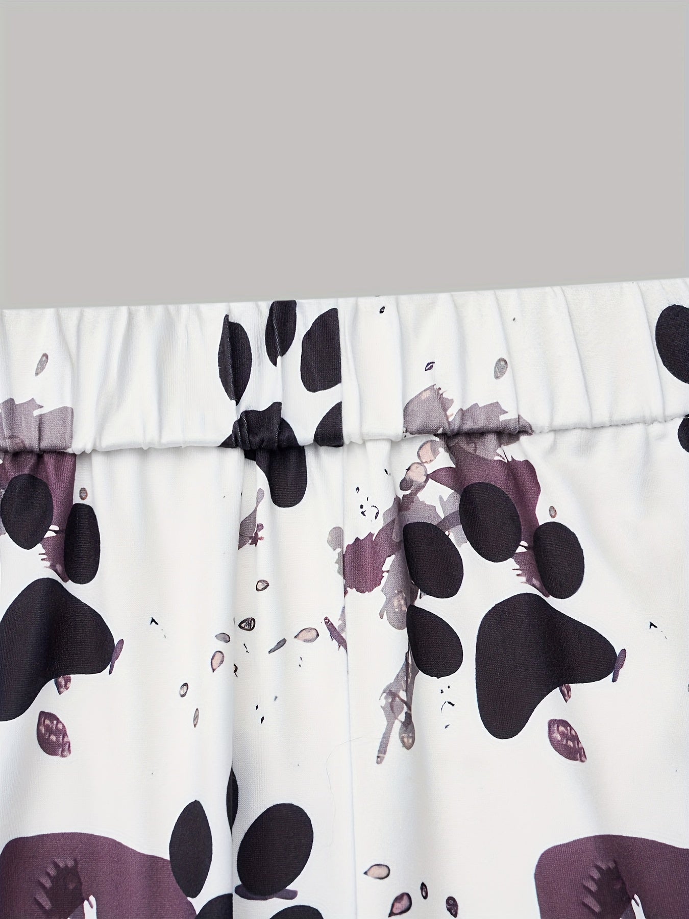  Paw & Splash Print Leggings