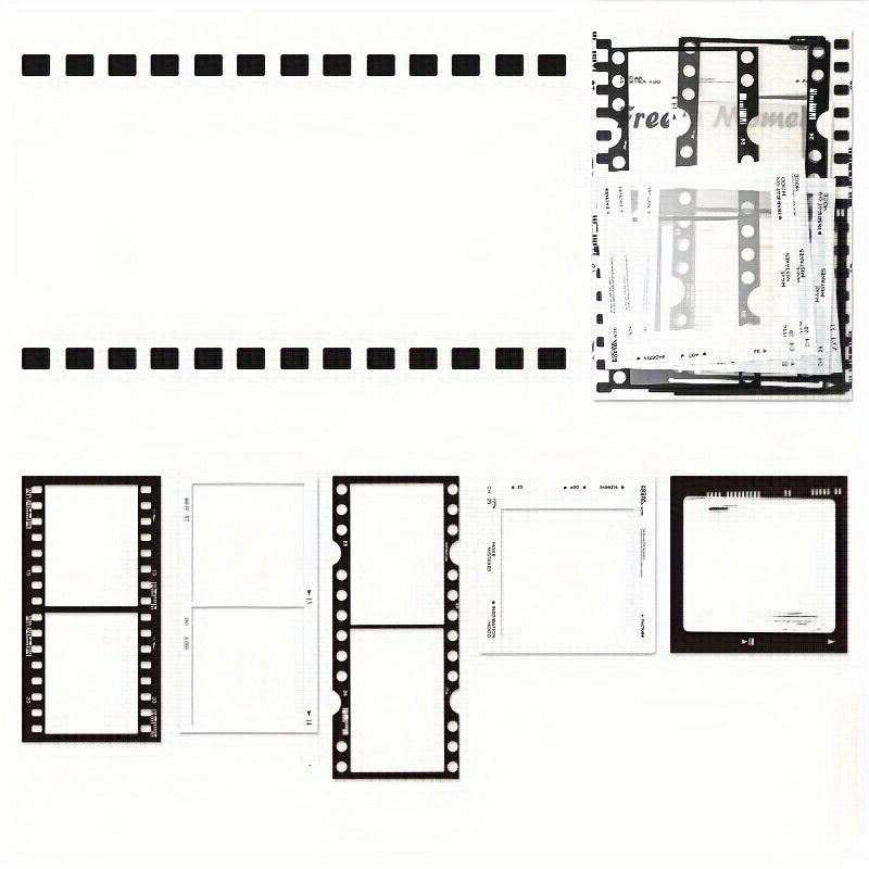Vintage Inspired Photo Frame Stickers 15 Pack for DIY Craft Projects