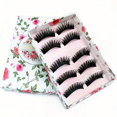 Faux Mink Lashes Natural False Eyelashes for Daily & Party Use 100 Pairs
