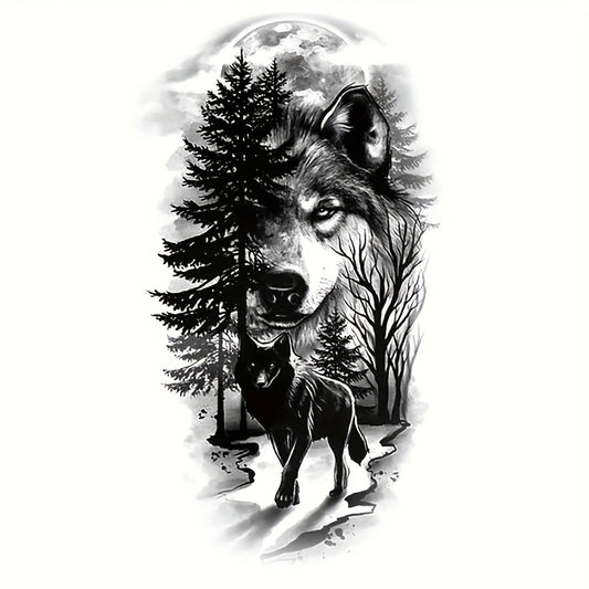 Animal Pattern Temporary Tattoo Sticker Waterproof 2-5 Days Party Tattoo Sticker
